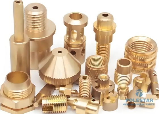 High Precision CNC Machining Metal Parts Custom Brass Machining 3/4/5 Axis