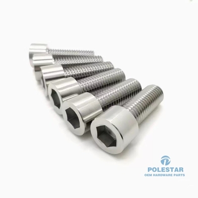 Durability Precision Mechanical Components Precision Machined Metal Parts Round Hex Threaded