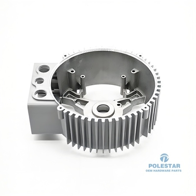 High Pressure Aluminium Die Casting LED Flashlight Housing Parts Mirror Polished