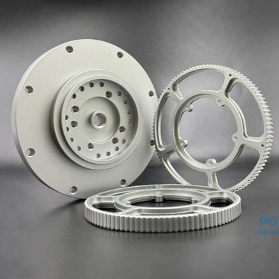 Customized Precision Titanium Carbon Steel CNC Machining Work Neck Flange Parts