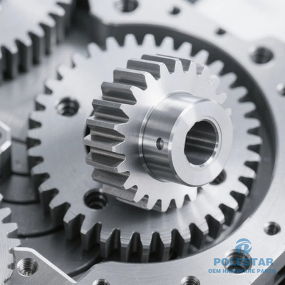 Titanium Alloy CNC Custom Machined Metal Parts Agricultural Machinery Variable Speed Gear Corrosion Resistant