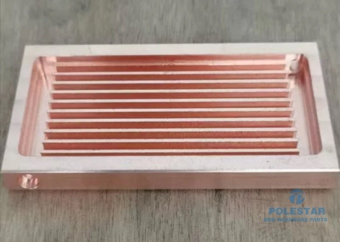 Anti Oxidation Copper Cnc Machining High Performance Cooling Pipe Joint