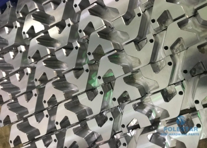 6063 Aluminum Alloy CNC Machined  Parts Photovoltaic Inverter Heatsink