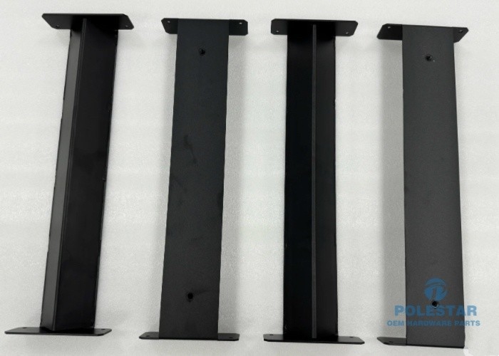 CNC Machined Black Anodized Aluminum Awning Bracket For Balcony Canopy