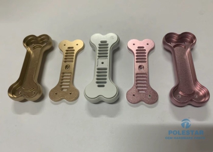 CNC Aluminum Alloy Bone Shaped Key U Disk Shells Colorful Anodized