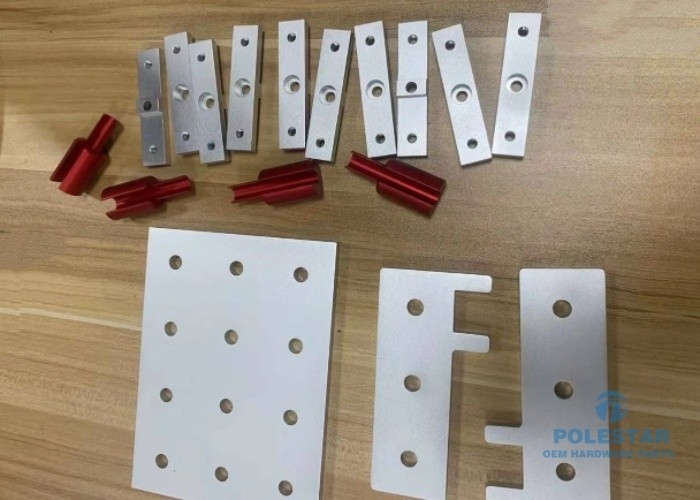 CNC Machined Aluminum Extrusion Custom Wheelchair Footplate Powder Coated