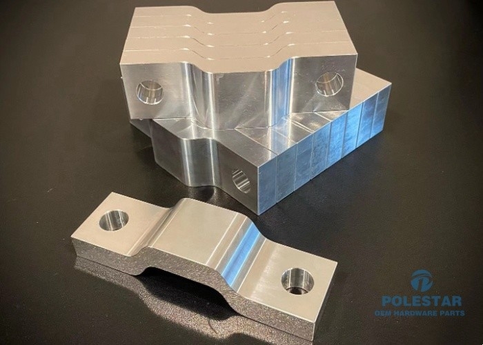 Lightweight Barrier Arm Brackets CNC Machined Aluminum Extrusions