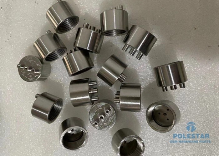 316L Micro CNC Turned Parts Powder Coated For Automotive Aerospace