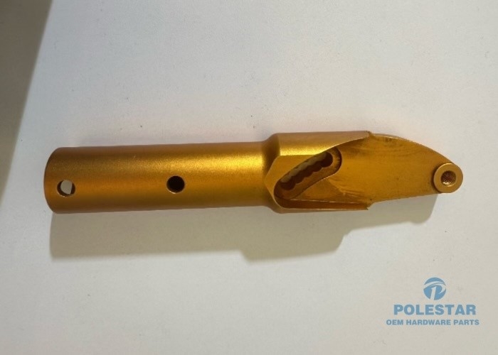 Powder Coating Brass Cnc Machining Carved Retro Patterned Door Handle Oem