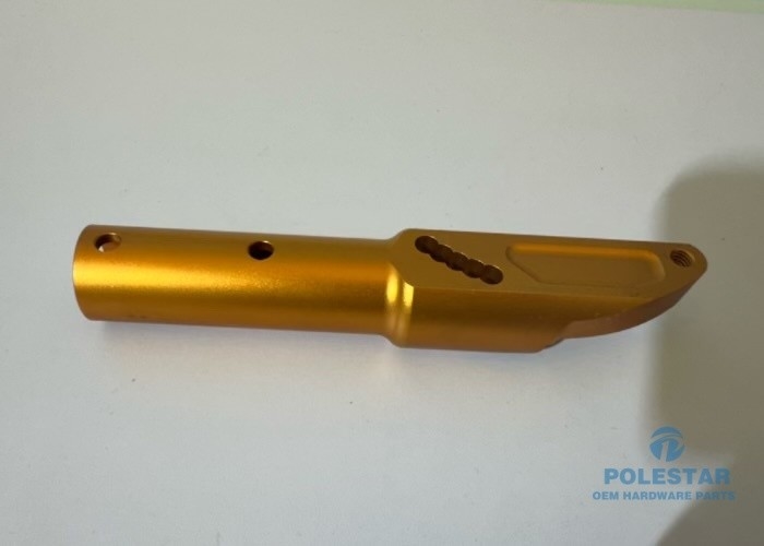 Powder Coating Brass Cnc Machining Carved Retro Patterned Door Handle Oem