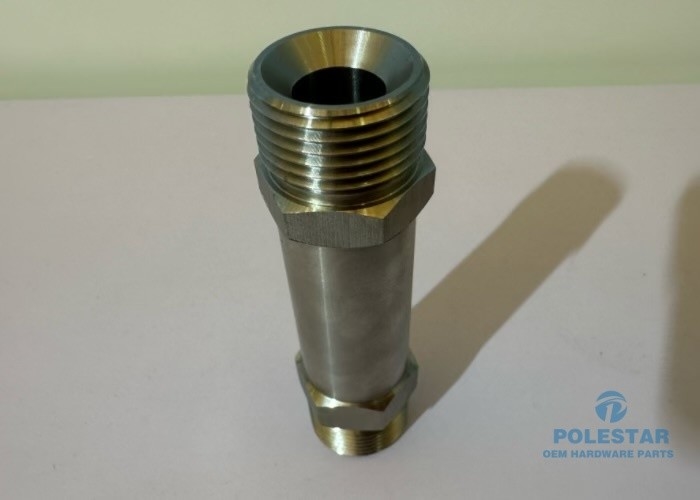 Nickel Plated Brass CNC Machined Parts For Faucets Pipe Joints And Water Valves
