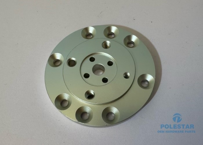 5 Axis Brass Cnc Machining Parts Heat Resistance Nickel Plated