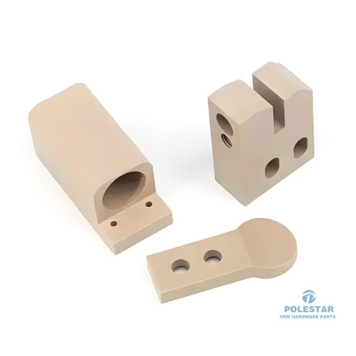 POM Durable Plastic CNC Machining Precision Injection Moulding Nozzle Connecting Shaft