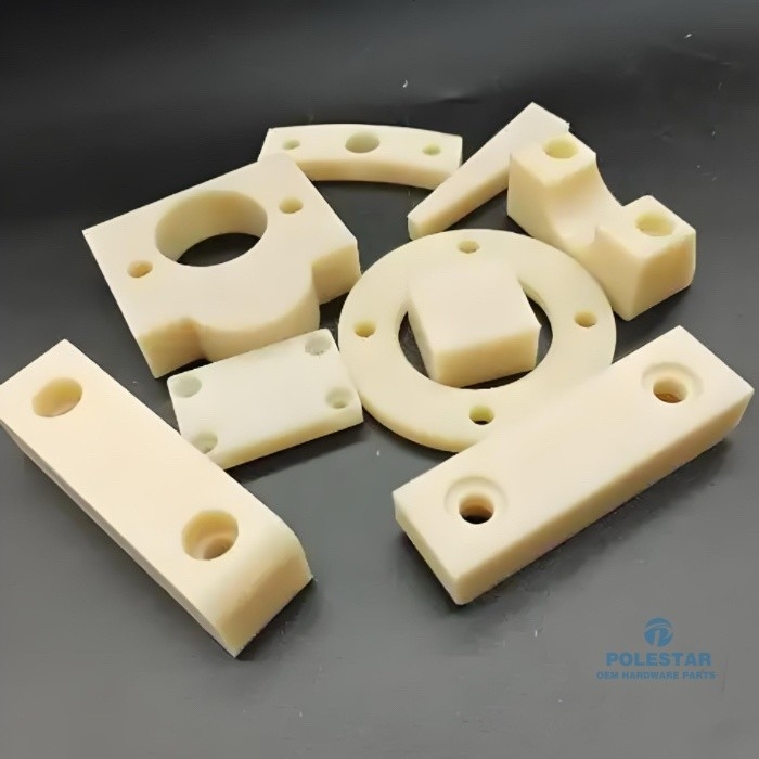 Powder Coated Cnc Machining Components Cnc Machined Plastic Parts OEM For Shower Nozzle