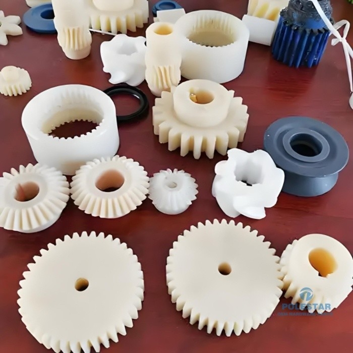 Powder Coated Cnc Machining Components Cnc Machined Plastic Parts OEM For Shower Nozzle