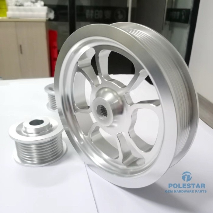 Die Casting Aluminium Industrial Agriculture Machinery Parts Pulley Flywheel