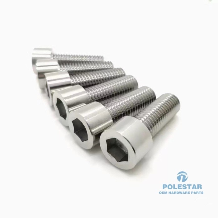 Durability Precision Mechanical Components Precision Machined Metal Parts Round Hex Threaded