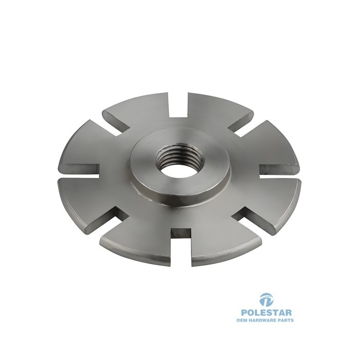 Custom CNC Lathe Machine Part Fan Blade Flywheel CNC Milling Parts