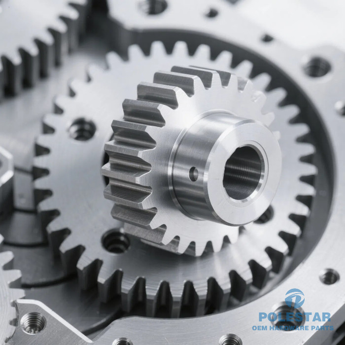 Titanium Alloy CNC Custom Machined Metal Parts Agricultural Machinery Variable Speed Gear Corrosion Resistant