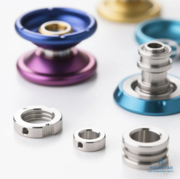 High Performance 5 Axis Aluminum CNC Machined Parts For Yoyo Toy Spare Parts
