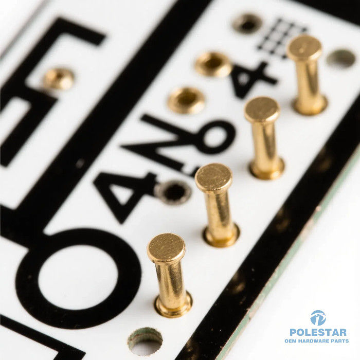 Custom Durable CW614N Brass PCB Panel Locating Pins Excellent Electrical Conductivity