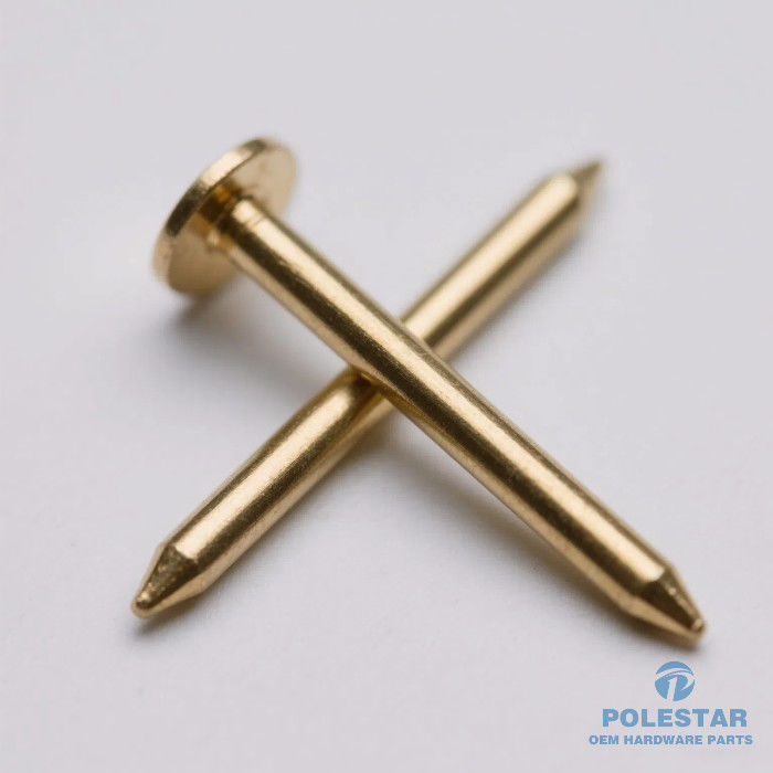 Custom Durable CW614N Brass PCB Panel Locating Pins Excellent Electrical Conductivity